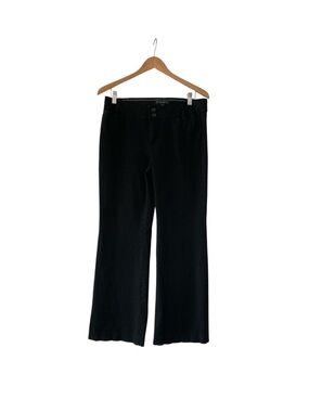 Banana Republic Black Jackson Fit Wide-Leg Trousers